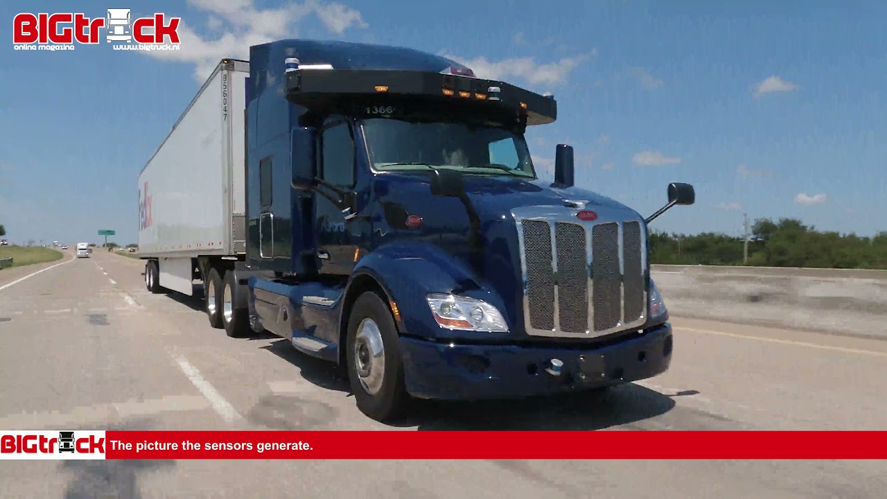 Peterbilt with Aurora- and Paccar-technology