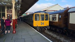 Class 104 departing Bury Bolton Street during the East Lancashire Railway's DMU Gala | 12/11/2022