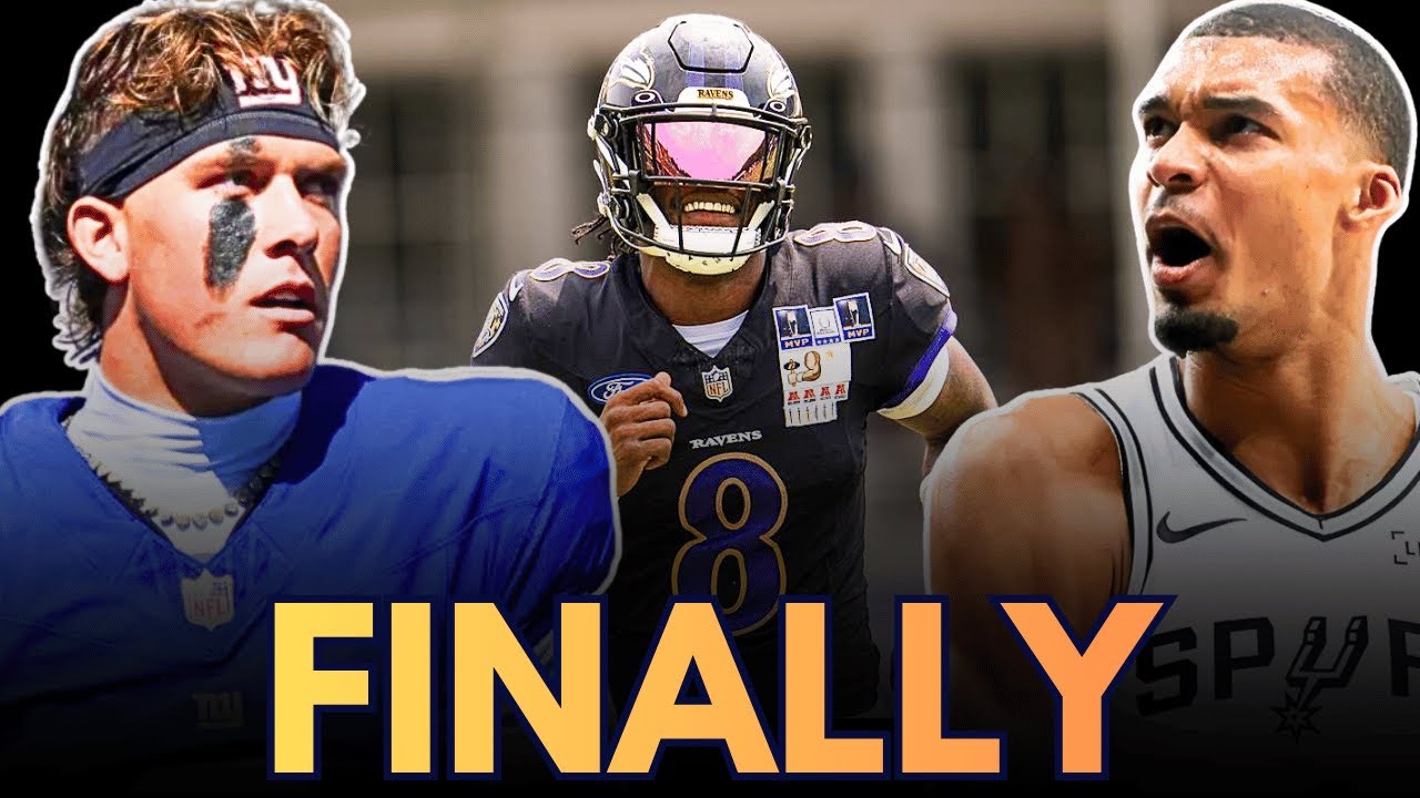 Things suddenly look VERY positive for the Ravens...Wemby in the Finals