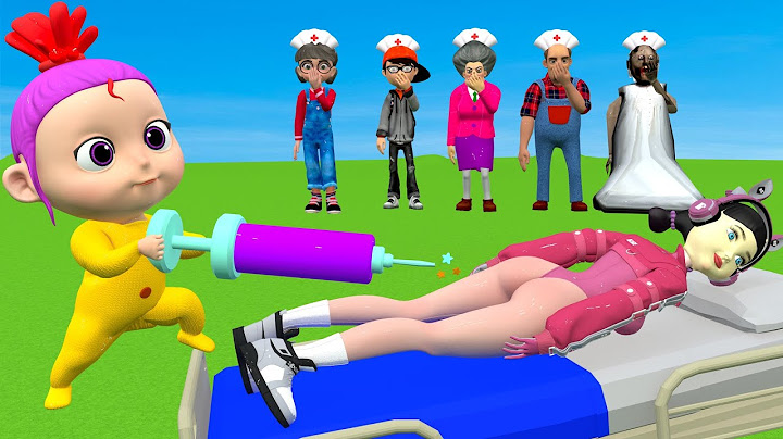 Squid Game vs Scary Teacher 3D  Rescue Injection For drowning Squid Doll 5 TimeS Challenger Who Best