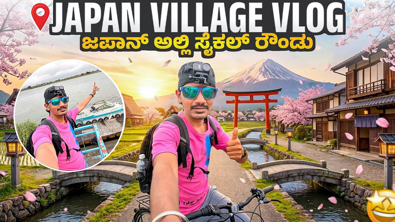 EP02 JAPAN VILLAGE LIFE: ಜಪಾನ್ ಹಳ್ಳಿಯಲ್ಲಿ ಒಂದು ದಿನ! 🇯🇵🚴‍♂️