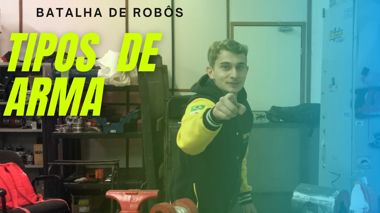 Tipos de Armas na Batalha de Robôs (Horizontal e Vertical)