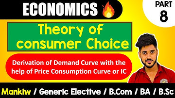 Derivation of Demand Curve from Price Consumption curve or Indifference Curve | Ch-21 | Mankiw, GE