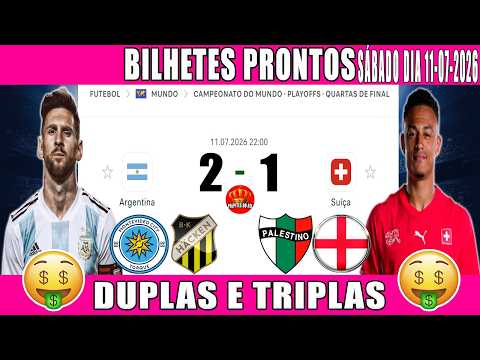 PALPITES DE FUTEBOL PRA HOJE DIA 11 07 2026   SÁBADO