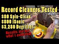 Comparing the spinclean vs isonic vs degritter ultrasonic vinyl record cleaners a total fiasco