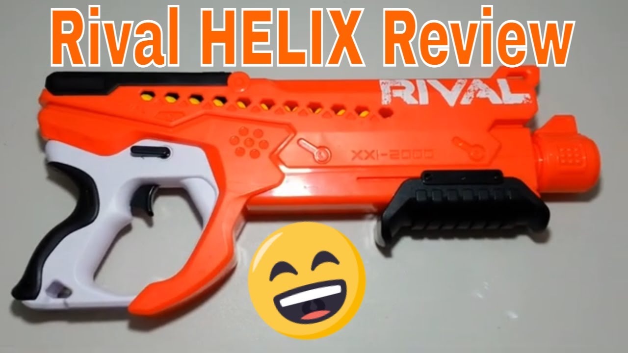 Nerf Rival Curve Shot Helix XXI-2000 Unbox and Review (Featuring