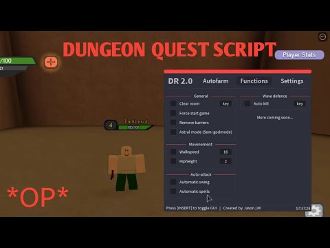 Roblox Dungeon Quest Hack Script Pastebin Youtube - roblox dungeon quest scripts pastebin