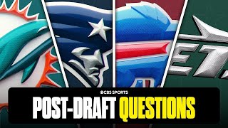 Biggest post-draft questions for every AFC East team 🤔 | Dolphins, Patriots, Bills, Jets