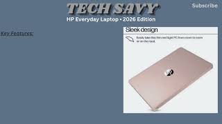 HP Everyday Laptop 2026 Edition Review | 8GB RAM, 256GB SSD, Office 365 & 12Hr Battery