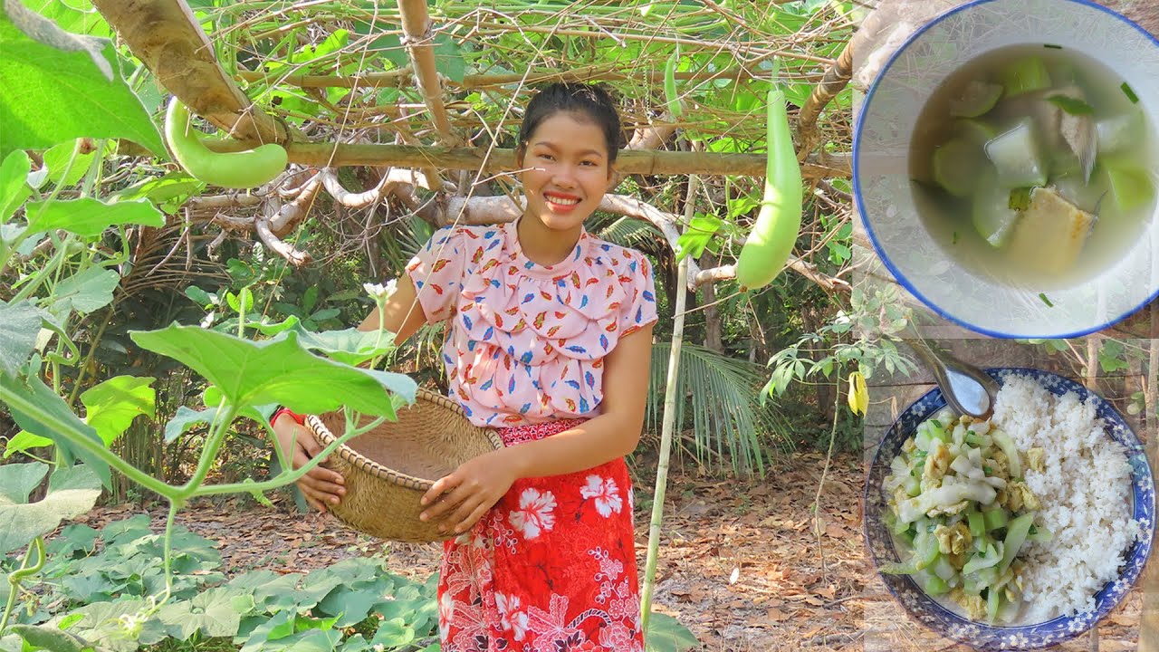 Traditional cooking Bottle Gourd Madam Cooking YouTube