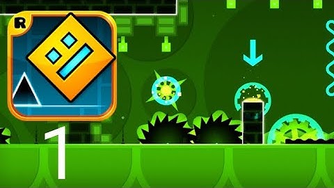 Geometry Dash Lite - Gameplay Walkthrough.     Part 1 - Before the first fall ( Android , IOS ).