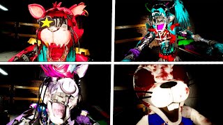 All Roxy Jumpscares With All Mods Fnaf - Security Breach