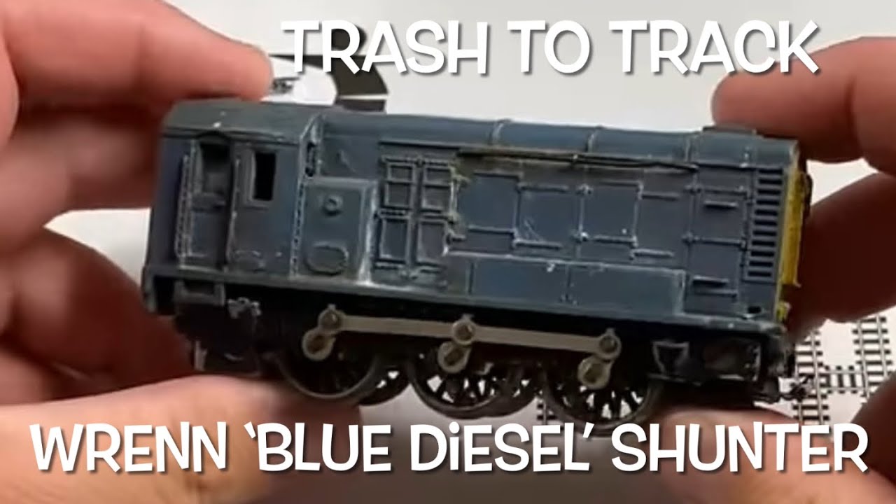 Trash to Track. Epsiode 72. ‘Blue Diesel’, Wrenn 08 shunter.