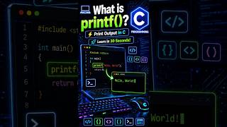 What is printf() in C | Print Output in C Language 💻 #shorts #clanguage #codebyfc