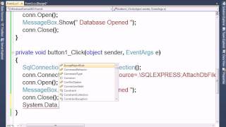52-  Course C# Resala   ADO NET   Explain SqlConnection  Connect to SQLServer