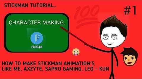 How To Make Stickman Animation In Android | part 1