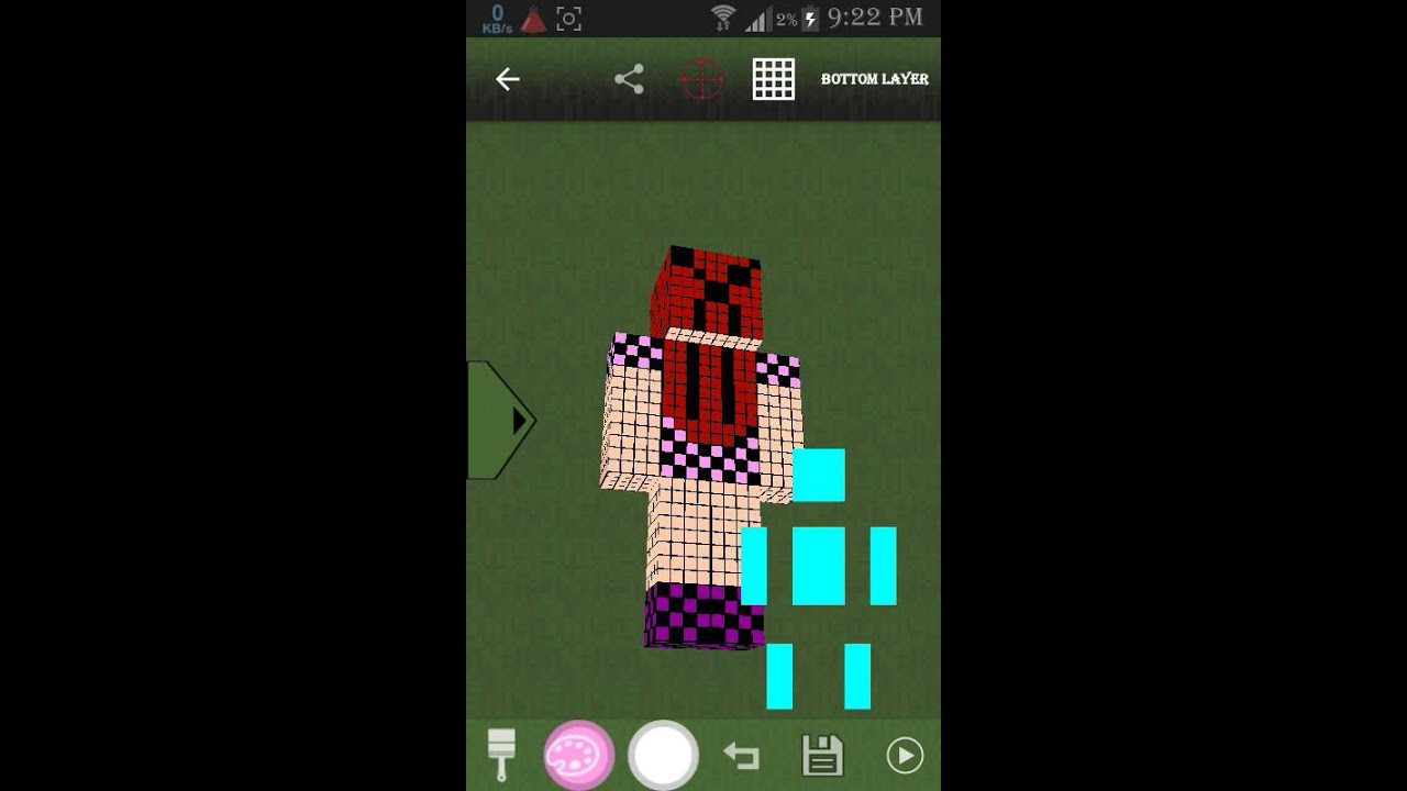 Minecraft how to make an skirt in minecraft YouTube