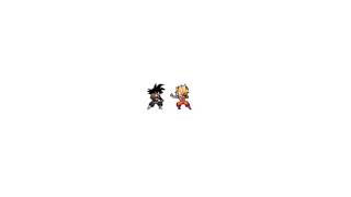 Goku vs Goku black sprite animation
