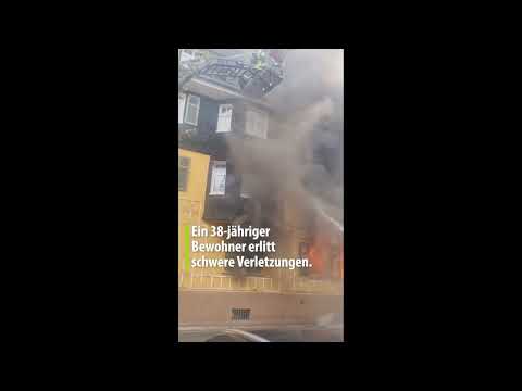 Brand in Schramberg: Neun Menschen verletzt
