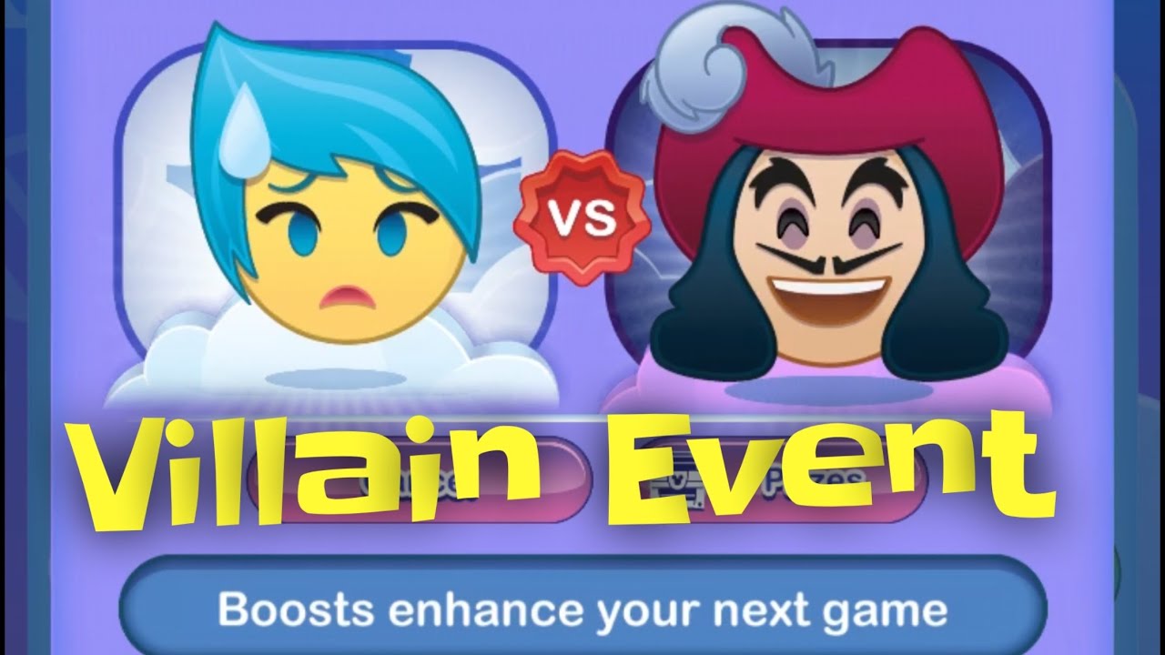 Disney Emoji Blitz Captain Hook Villain Event with Joy