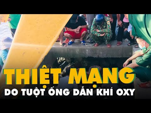 Video Tuột ống dẫn oxy khi đục hàu dưới biển, một người... - youtube