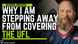 Why I Am Stepping Away From Covering The UFL And Sports For Good