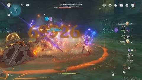 Overvape Yoimiya ~60k Damage (vs. Perpetual Mechanical Array) | Genshin Impact