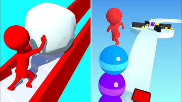 Max Levels Snow Race Vs Stack Rider🏮🎈Mobile Update Gameplay R1U