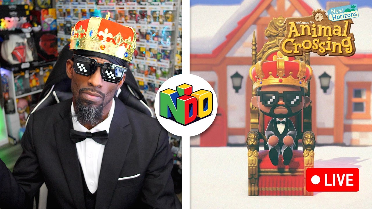 🔴 LIVE Stream | 🌴 ACNH (Day 29) The King Returns! Kingdom Build #animalcrossing #live #fyp