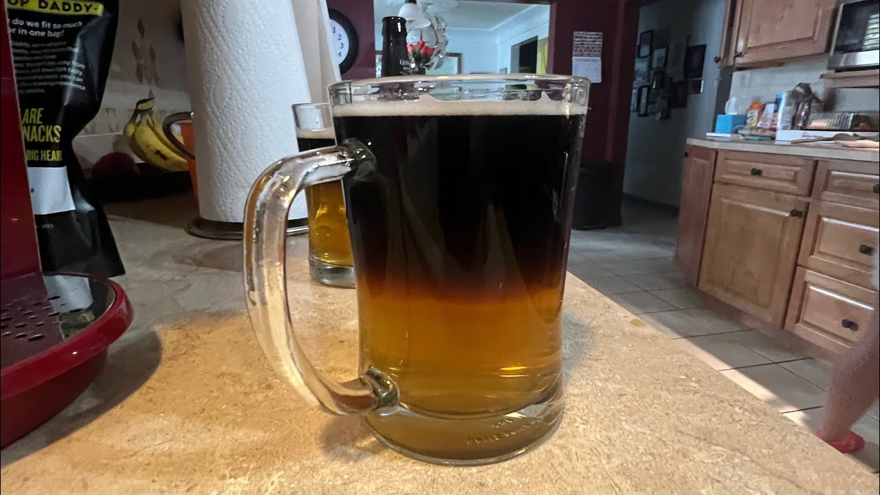 How to make a Black and Cherry! Samuel Adams Cherry Wheat and Guinness Stout