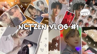 ꒰ nctzen vlog #1 ꒱ nct loveholic, cherry bomb, the first album unboxing + photocard haul & more...