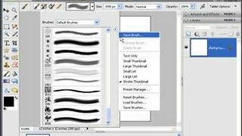 How to Load a Brush Photoshop Elements Digital Scrapbooking