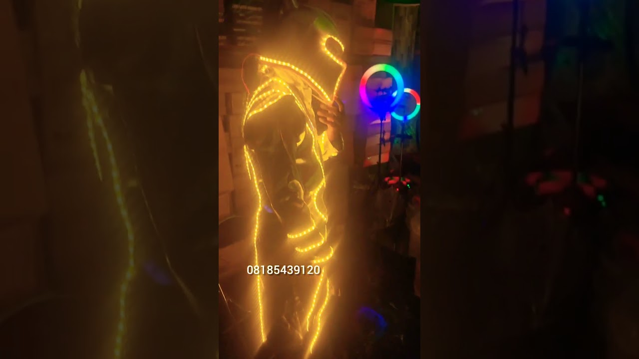 Full Kit Champagne LED Jacket / Carrier / Casket / Light