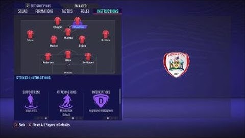 FIFA 21 Custom Tactics - Recreate 3-4-1-2  of  Barnsley + Instructions - Replicate real system