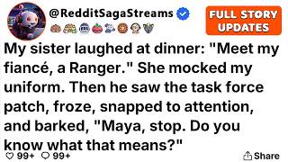 My sister laughed at dinner: Meet my fiancé, a Ranger. She mocked my uniform. Then he saw...