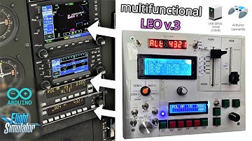 45$ DIY Radiopanel + Autopilot + Squawk • k.zuar LEO v3 • Джойстик для авиасимулятора на Arduino pv3