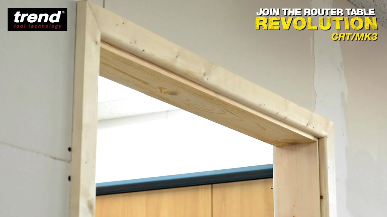 Creating architrave from square edge stock | CRT MK3 Portable Benchtop Router Table