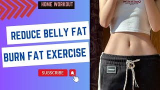 Reduce Belly Fat. Burn Fat Exercise ? | Slim Waist ?| Get Hourglass Figure ?fitness exercise girl