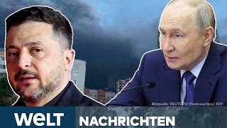 UKRAINE-KRIEG: Drohnenalarm über Moskau: Tote und Verletzte nach Großangriff! | WELT LIVE screenshot 1