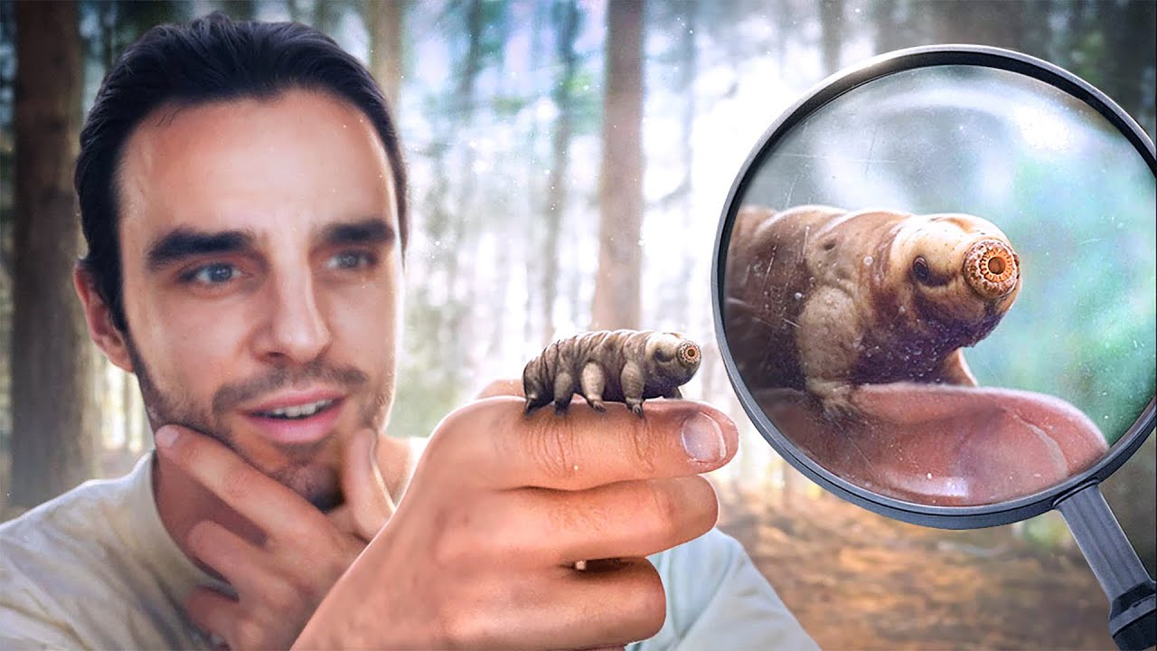 不思議な生物を見つけたよ!