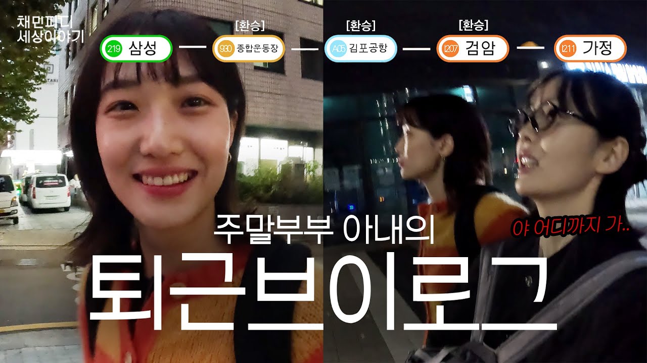 지옥의 퇴근브이로그 근데 주말 부부를 곁들인..