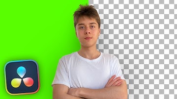 Как удалить зеленый и синий фон в Davinci Resolve 19 - туториал на хромакей