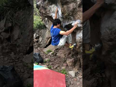 Beta Video for climb Secret Weapon v10, Lake Tahoe