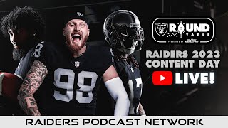 Raiders 2023 Content Day Live | Raiders Roundtable | NFL