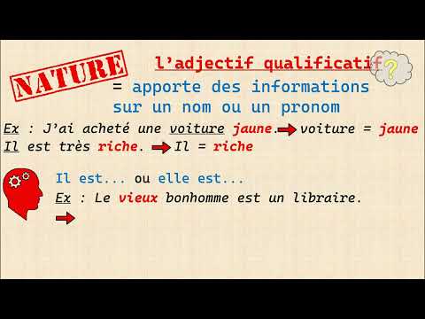 Qu'est ce qu'un adjectif qualificatif