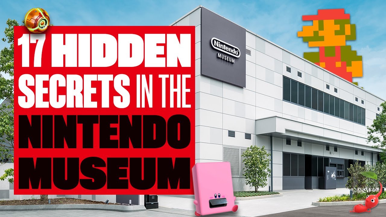 絵画『秘密の場所』 17 Hidden Nintendo Secrets In The Nintendo Museum - YouTube