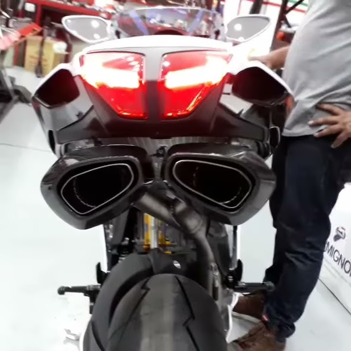 MV AGUSTA F4RR Termignoni Full Exhaust sound Test