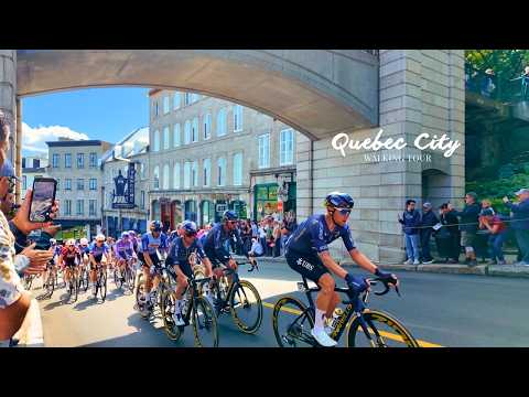 Quebec City, 캐나다 | Grande Allée | 도보 여행 4K