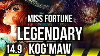 MISS FORTUNE & Skarner vs KOG'MAW & Lulu (ADC) | Legendary, 22/4/5 | EUW Diamond | 14.9