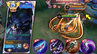 I FINALLY FOUND THE BEST BUILD FOR NEW HELCURT!! ( Must try ) - Mobile Legends